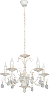 Подвесная люстра Vitaluce V1180/5 белая 5ХE14Х40Вт