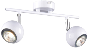 Потолочный светильник РОССвет Портал РС20722 WT+CR/2C с поворотным плафоном