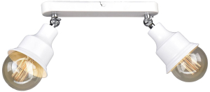 Потолочный светильник РОССвет Ария РС20868 WT+CR/2C с поворотным плафоном