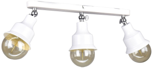 Потолочный светильник РОССвет Ария РС20868 WT+CR/3C с поворотным плафоном