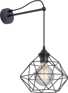 Бра Vitaluce V4258-1/1A черный 1ХE27Х60Вт