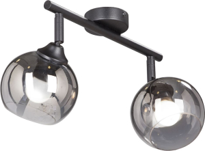 Спот Vitaluce V4313-1/2PL черный 2ХE27Х60Вт
