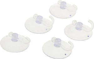 Крючки декоративные Neon-Night прозрачные 150х100х25 мм 10 шт