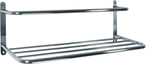 Полка для банных полотенец Ницца хром 600x245x230 мм
