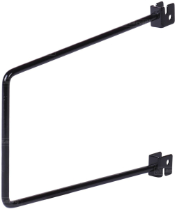 Боковой ограничитель для полки Larvij L9717BL 217x115x12 см черный 