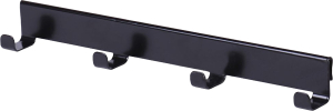 Боковая вешалка на полку Larvij L9718-300BL 308x35x35 см черная