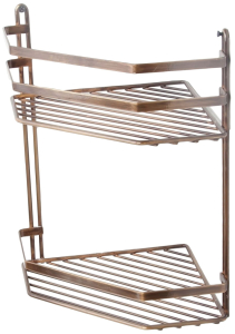 Полка для ванных принадлежностей VANSTORE Modern бронзовая 300х200х200 мм