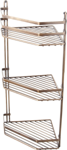 Полка для ванных принадлежностей VANSTORE Modern бронзовая 500x200x200 см 