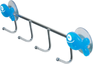 Крюк для ванных принадлежностей Sibo Рыбка голубой 70х335х35 мм