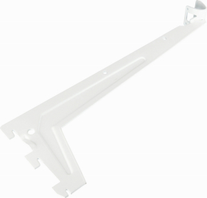 Кронштейн для полки 400860 белый 330х140х37 мм