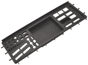 Полка для инструментов LUX-TOOLS Classic черная 480х55х160 мм