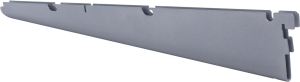 Кронштейн для полки Larvij серый 73x434x12 мм