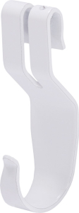 Крючок для одежды Larvij белый 80x23x30 мм
