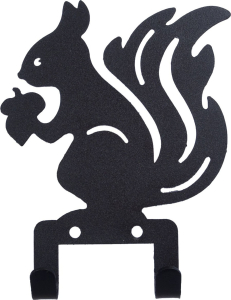 Крючок универсальный FIREWOOD Белка черный 130х100х30 мм 