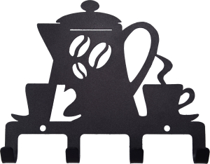 Крючок универсальный FIREWOOD Посуда черный 130х100х30 мм