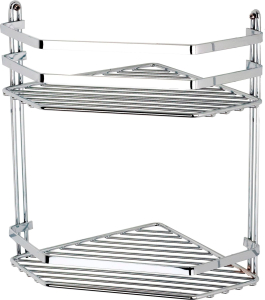 Полка для ванных принадлежностей VANSTORE MODERN хром 300х200х200 мм