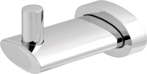 Крючок для банных полотенец WESS ELLIPS хром 65х105х155 мм