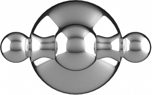 Крюк для бумажных полотенец IDDIS RETRO SS20 хром 60х105х85 мм