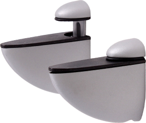 Кронштейн для полки Larvij Эконом Пеликан хром 70x25x62 мм