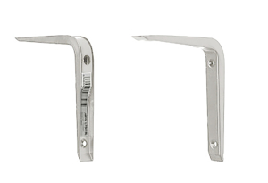 Кронштейн для полки Larvij Ренифорс белый 250х200х30 мм