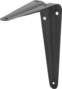 Кронштейн для полки Larvij Ютилити серый 300х250х45 мм