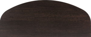 Полка декоративная Larvij фигурная ЛДСП Дуб венге 600х250х16 мм
