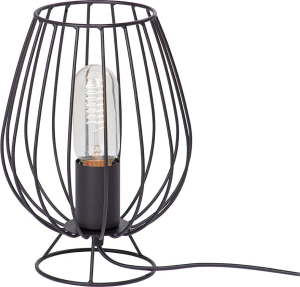 Настольная лампа Vitaluce V4296-1/1L черная  1ХE27Х60Вт