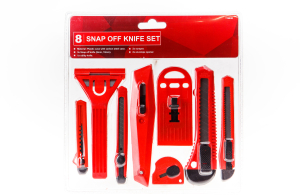 Набор ножей строительных раздвижных 8 шт
