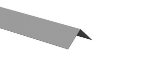 Угол Декопласт универсальный ПВХ титан 25х25х2750 мм