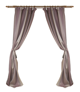 Штора портьерная 6116034 140х260 см фиолетовая 