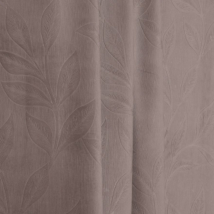 Ткань портьерная 109875 бархат блэкаут 280 см коричневая