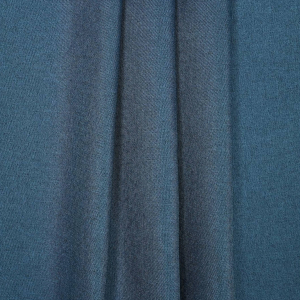 Ткань портьерная 91063 лен блэкаут 280 см синяя