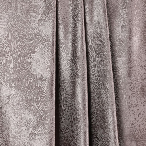 Ткань портьерная 114283 бархат блэкаут 280 см пудра