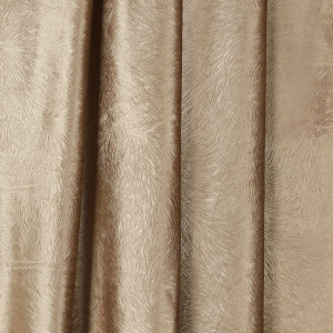 Ткань портьерная 111156 бархат блэкаут 280 см бежевая
