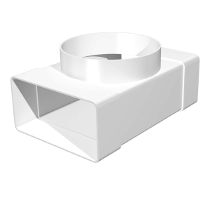 Соединитель ERA 620ТФ10П Т-образный пластик плоский D 100