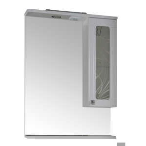 Зеркало АСБ-Мебель Альфа белая 65 см