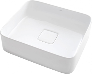 Раковина накладная RAVAL Joy 46x39x12,5 см белый