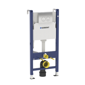 Инсталляция GEBERIT Duofix с хром клавишей для подвесного унитаза(458.121.21.1)