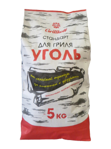 Уголь древесный Грилькофф Стандарт 5 кг