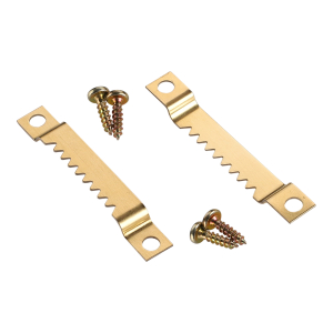 Крепление зацеп зубчатый для рамки с шурупами сталь 55 мм 2 шт