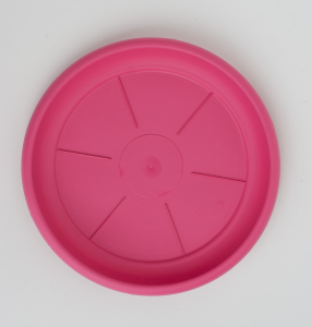 Блюдце T.Plast Санремо пластик розовое 35 см