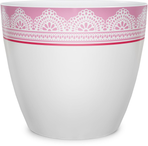 Кашпо керамическое Scheurich 920, декор Принцесса, D14