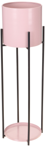 Кашпо на подставке розовое D20 H60