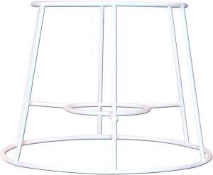 Подставка под горшок белая D15,8