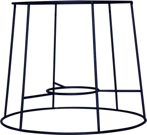 Подставка под горшок черная D13,2