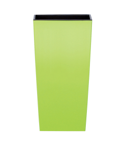 Кашпо со вставкой URBI лайм 32х32см