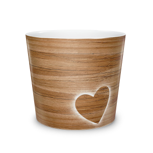 Кашпо керамическое Шойрих сердце D11 H9,5