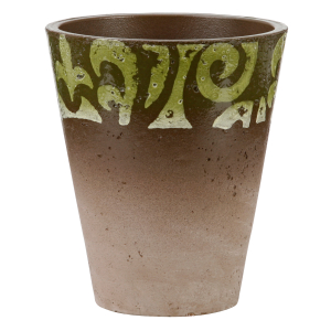 Кашпо керамическое Scheurich 601 Андалусия зеленое D16 H13