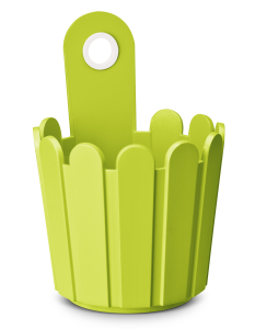 Кашпо EMSA Landhaus Мини 15 см зеленое