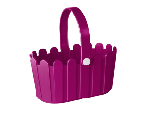 Кашпо EMSA Landhaus Корзинка 28 x 14 см розовое